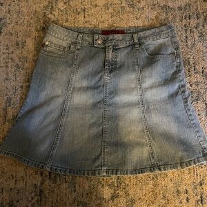 YMI Denim Skirt Size 11 Light Blue